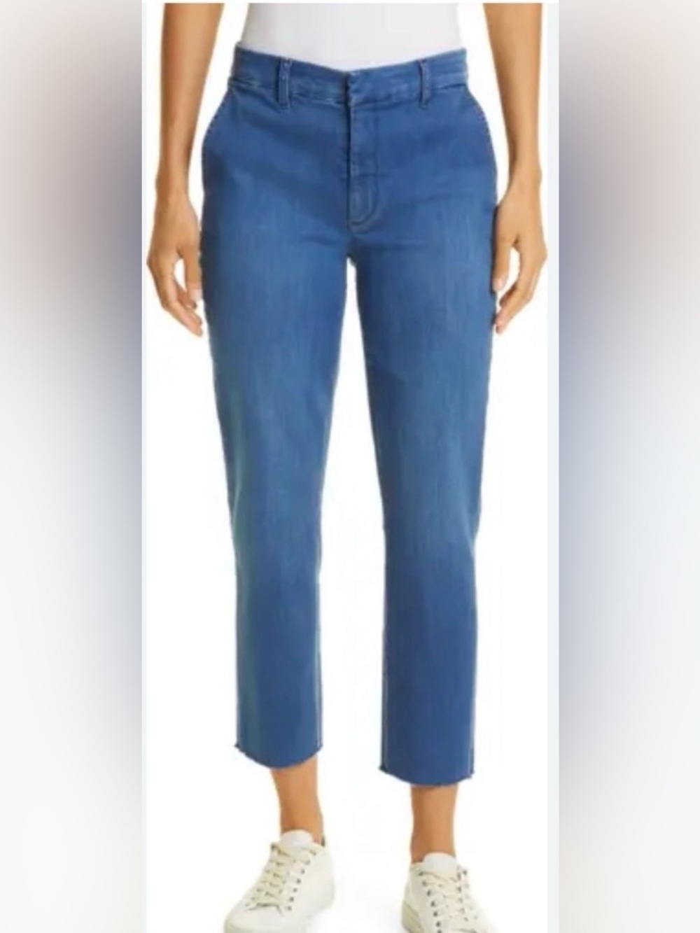 Frank & Eileen Wicklow Italian denim crop chino jeans